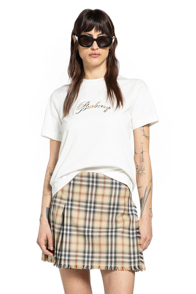  Cursive Logo Cotton T-shirt 