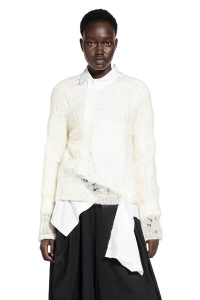  Mohair Wool Knit Sweater 
