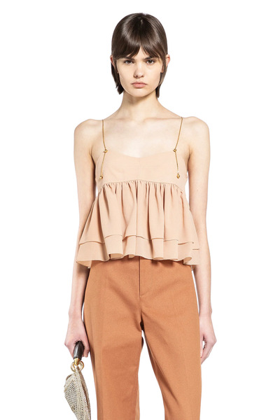  Sleeveless Ruffle Top 