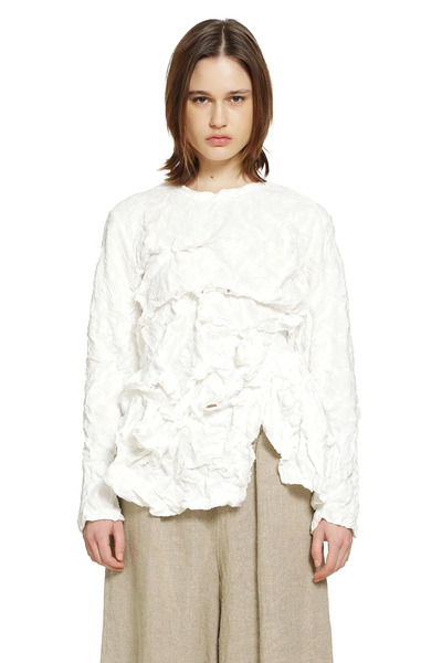  Ruffled Long Sleeve T-shirt 