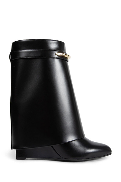  Shark Pinch Leather Ankle Boots 