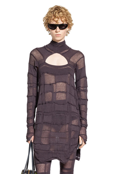  Checked Ls3 Turtleneck Sweater 