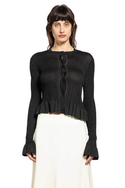  Smocked Cardigan 