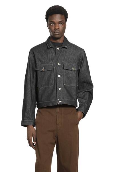  Trucker Denim Jacket With Studs 