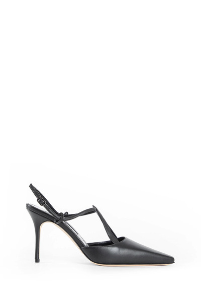  Nappa Leather T-bar Pumps 