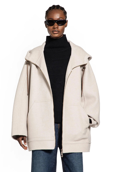  Pure Cashmere Hooded Jacket 