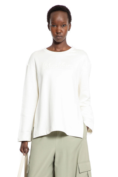  Silk And Cotton Logo Sweatshirt 