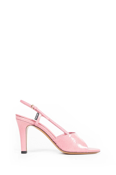  Snakeskin Slingback Sandals 