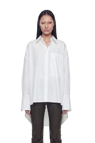 Open Back Oversize Pocket Shirt 