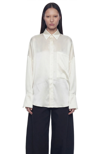  Open Back Oversized Pocket Shirt 