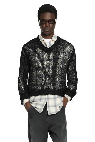  Slow V-neck Sweater 