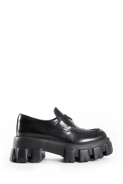  Brushed Leather Monolith Loafers 