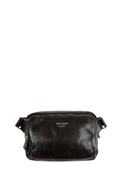  Distressed Nappa Leather Shoulder Bag 