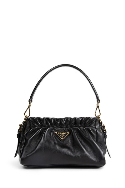  Gathered Leather Shoulder Bag 