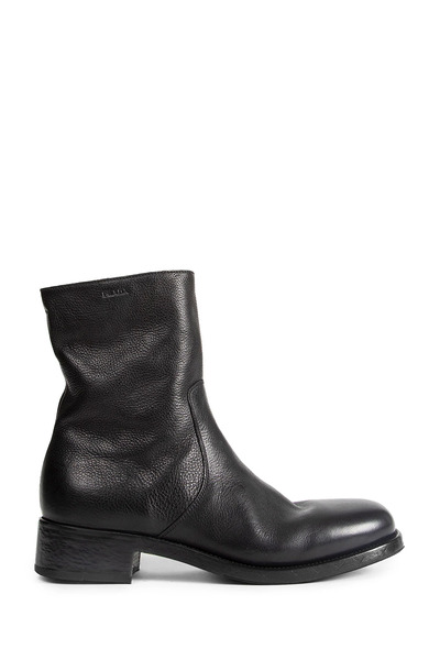  Leather Zipper Ankle Boots 