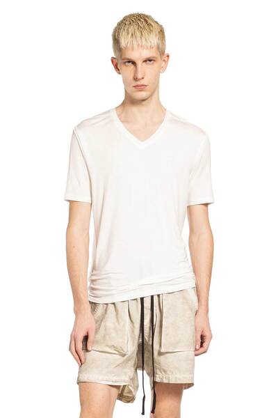  Stretch Modal Silk V-neck T-shirt 