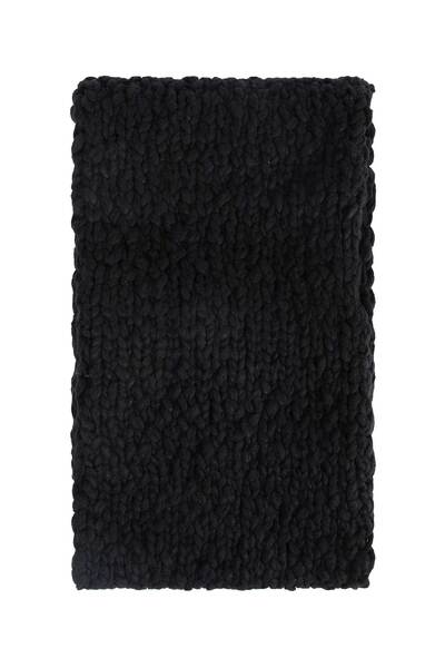  Hand-woven Slabs/w Knit Snood 