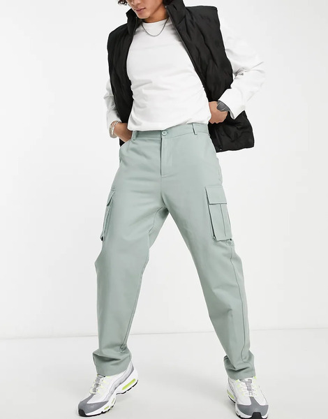  2-minds Pantalones Verde Claro Con Bolsillos De 2minds 