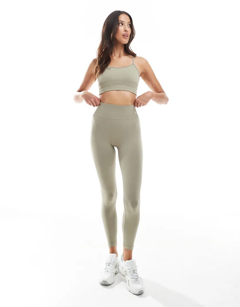 4th & Reckless Leggings Deportivos Verde Pistacho Moldeadores De Talle Alto Sin Costuras De 4th & Reckless (parte De Un Conjunto) 