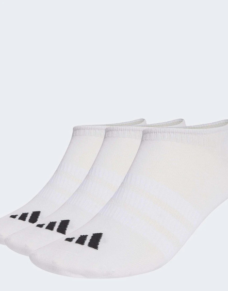  Adidas Performance Pack De 3 Pares De Calcetines Invisibles Blancos Y Negros Thin And Light Sportswear De Adidas Performance 