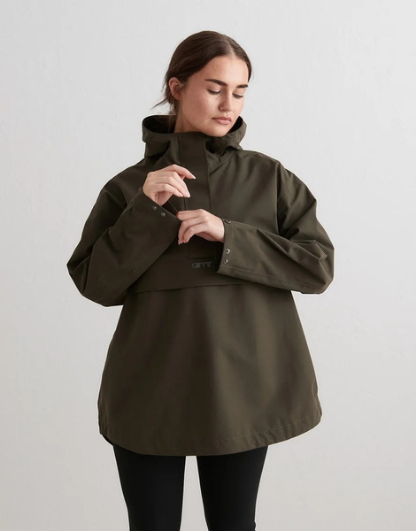  Aim'n Anorak Verde Caqui Extragrande Impermeable De Aim'n 