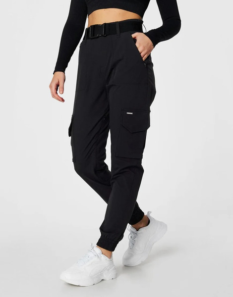  Aim'n Aim'n - Pantalones Cargo Negros 