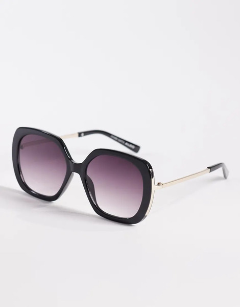  Aldo Gafas De Sol Negras Ovaladas Extragrandes Mickaela De Aldo-negro 