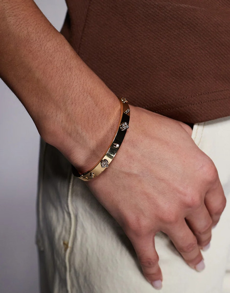 Aldo Pulsera Dorada Con Abalorios Gracelet De Aldo-dorado 