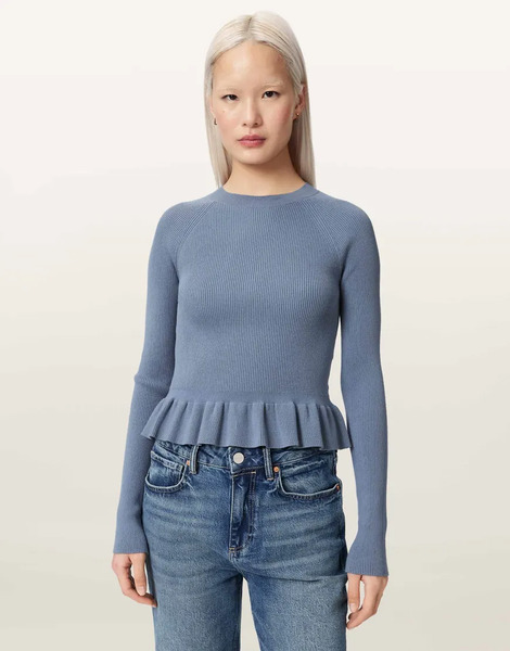  Allsaints Allsaints - Jas - Jersey Azul Luna 