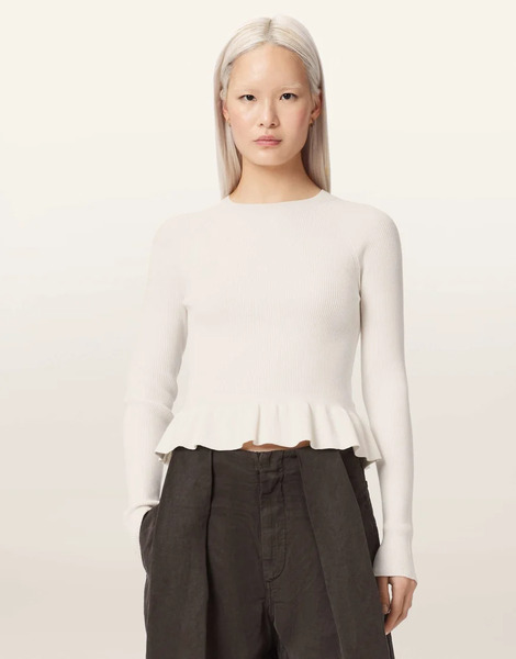  Allsaints Allsaints - Jas - Jersey Blanco Paloma 