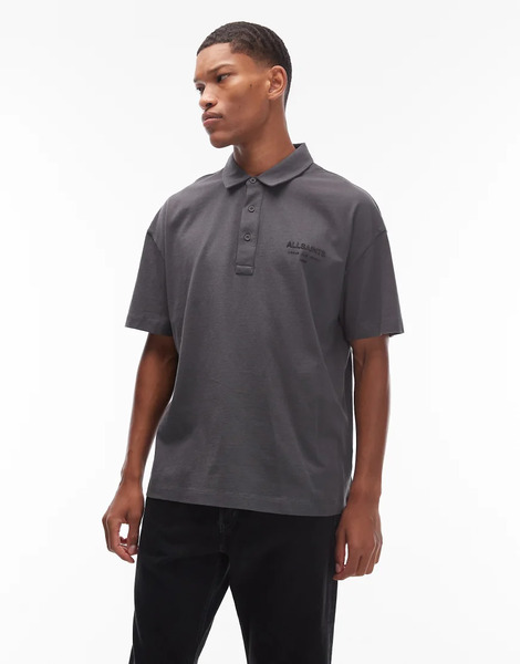  Allsaints Polo Gris Xander De Allsaints 