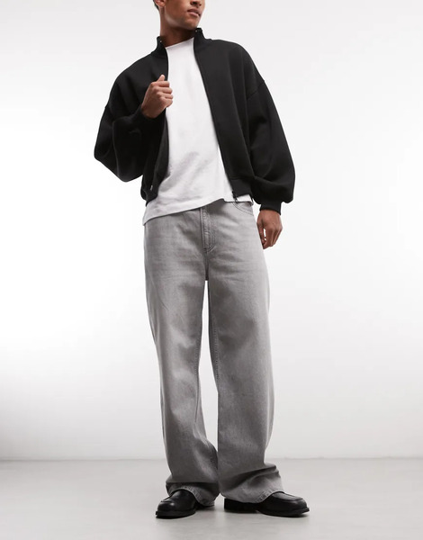  Allsaints Vaqueros Gris Lavado De Pernera Recta Lenny De Allsaints 
