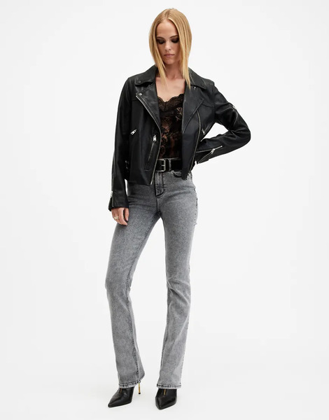  Allsaints Vaqueros Grises De Corte Bootcut Slim Haldan De Allsaints 