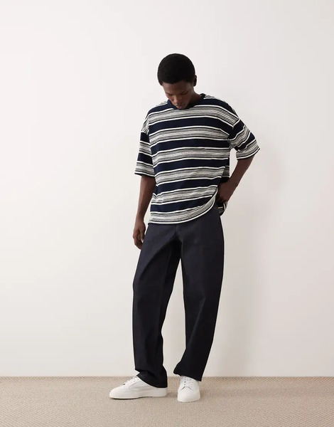  Asos Collective Vaqueros Azul Añil De Corte Recto Clásico De Denim Crudo De Asos Collective Ac-b253 (parte De Un Conjunto) 