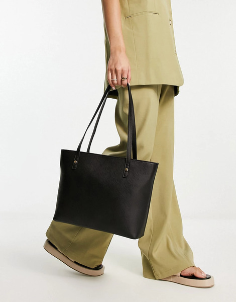  Asos Design Bolso Tote Negro Easy De Asos Design 