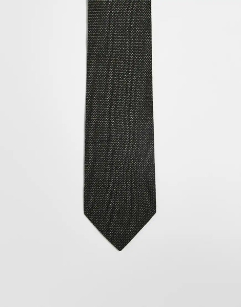 Asos Design Corbata Verde Oscuro Texturizada De Asos Design 