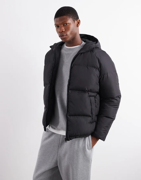  Asos Design Plumífero Negro De Asos Design 