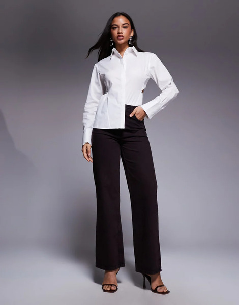  Asos Design Vaqueros Marrones De Asos X The Sourced Collection-brown 