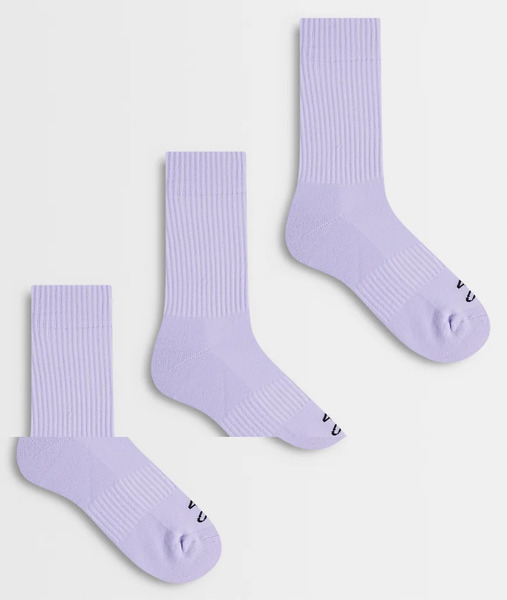  Asos 4505 - Icon - Calcetines Morado Bígaro Para Correr Con Soporte En El Puente Y Acabado Antibacteriano-violeta 