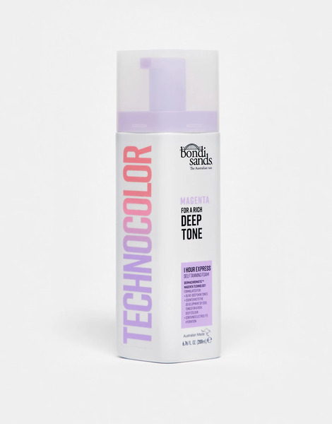  Bondi Sands Espuma Autobronceadora Exprés En 1 Hora Technocolor De 200 Ml De Bondi Sands: Tono Magenta-sin Color 