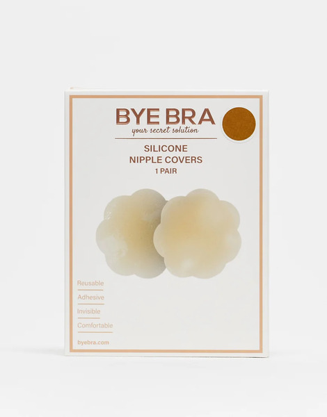  Bye Bra Cubrepezones Marrones De Silicona De Bye Bra-brown 