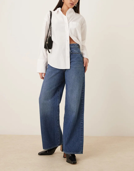  Calvin Klein Jeans Vaqueros Azules De Pernera Ancha De Calvin Klein Jeans 