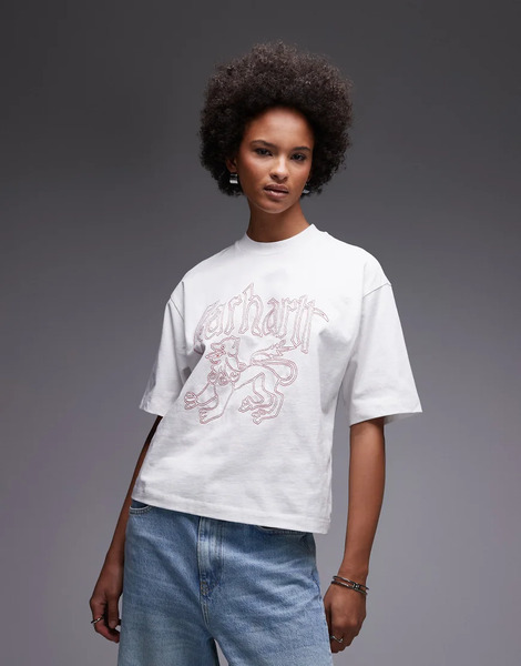  Carhartt Wip Camiseta Blanca Hackwork De Carhartt Wip-blanco 