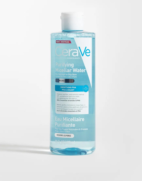  Cerave Cerave - Agua Micelar Desmaquillante Y Purificante Con 3 Tipos De Ceramidas Esenciales Y Pha Suavizante De 400 Ml-sin Color 