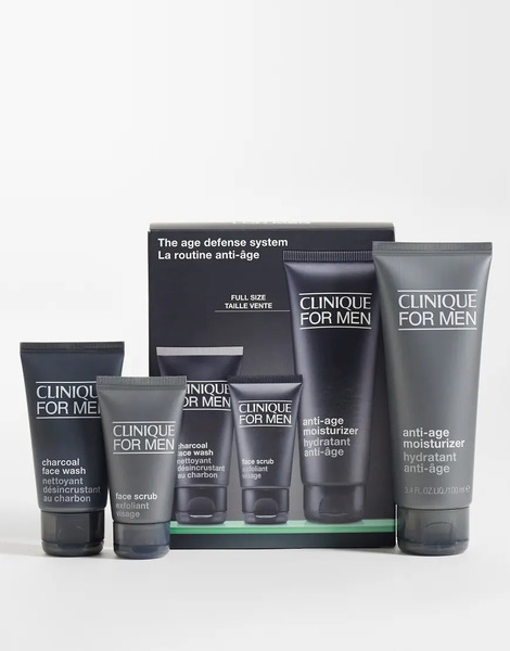  Clinique Clinique For Men - The Age Defense System - Set De Productos De Cuidado De La Piel (ahorra Un 28%)-sin Color 