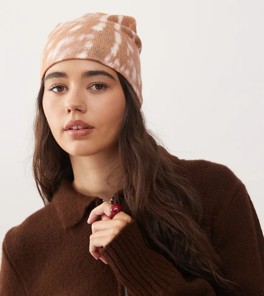  Collusion Gorro Multicolor Con Estampado De Ciervo De Collusion 