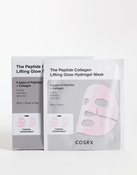  Cosrx Pack De 3 Mascarillas Iluminadoras De Hidrogel The Peptide Collagen Lifting Glow Hydrogel De Cosrx-sin Color 