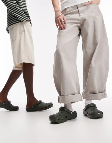  Crocs Zuecos Verde Cerceta Clásicos De Crocs 