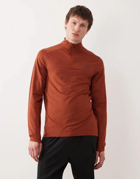  Dare 2b Camiseta Color Especia Arábiga Reflectante De Punto Liso De Secado Rápido Power Up Iv De Dare 2b-naranja 