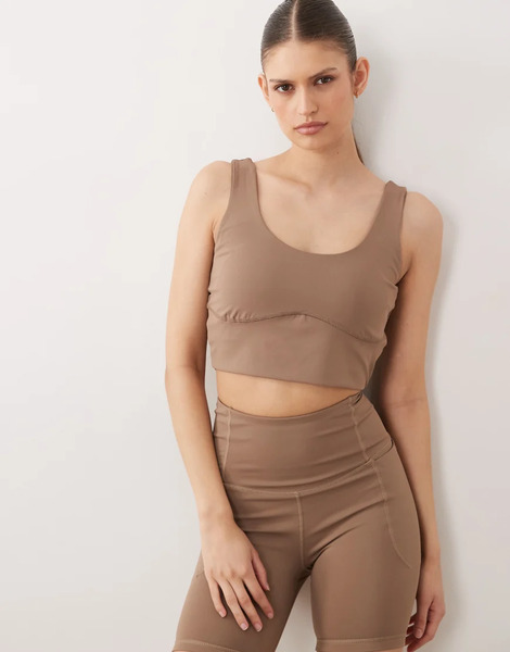 Dare 2b Camiseta Corta Marrón Corteza De Pino Muy Elástica De Tirantes De Tejido De Secado Rápido Refresh De Dare 2b-neutro 